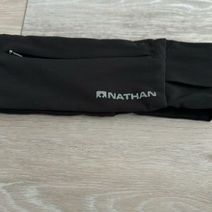 Nathan s/p running belt with 2 zip pockets